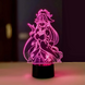 3D світильник нічник з пультом GENSHIN IMPACT "Яэ Міко" 3DTOYSLAMP *43534ва фото 1