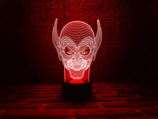 3D світильник нічник з пультом "Гоблін" 3DTOYSLAMP 05-006 фото