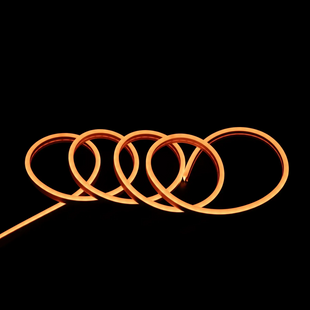 Светодиодная лента NEON 12В 6x12 IP68 Оранжевый, PROLUM Series "FX" 120056 фото