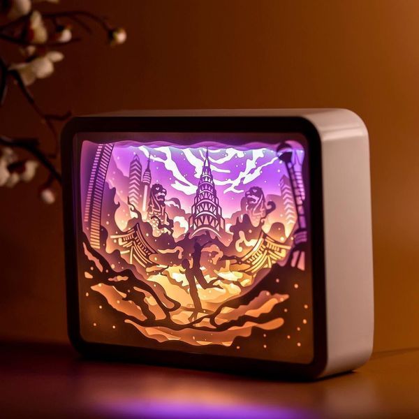 3D настольная картина-ночник "Путешевствие вокруг света" 3DTOYSLAMP *15674ТТ фото