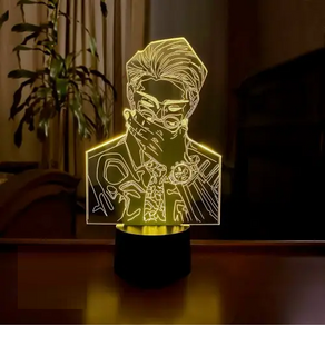 3D світильник нічник з пультом "Джокер 3" 3DTOYSLAMP 56СМ фото