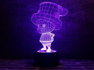 3D світильник нічник з пультом "Тоні Тоні Чоппер" 3DTOYSLAMP 04-009 фото