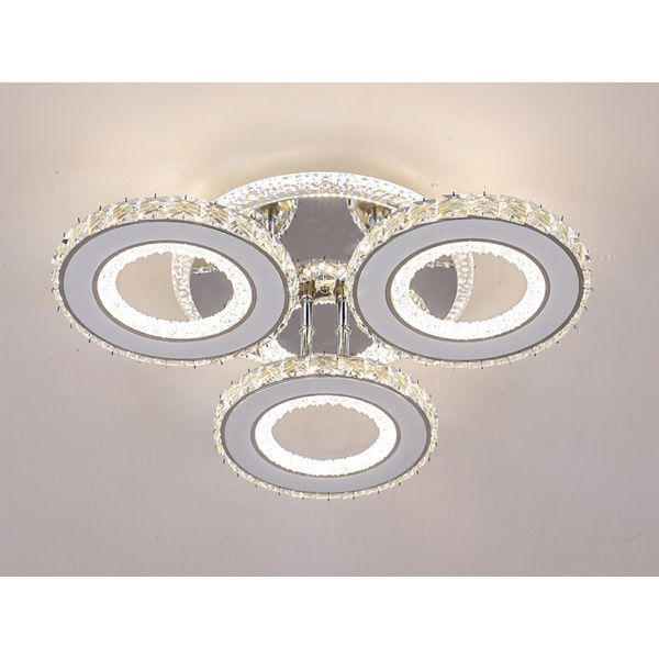AURORA RING RGB PRO 23509/3 &ndash; потужна LED люстра 120 Вт з пультом і мобільним керуванням FP-23509-3H-RGB фото