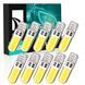 Комплект светодиодных ламп NAPO T10-COB-Silic-B W5W T10 цвет свечения белый 10 шт N10731W10 фото 1