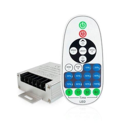 Димер OEM 36A-RF (3 канала, кнопочный пульт на 23 кнопки, DC 12V, 432W, черный корпус) 10021 фото