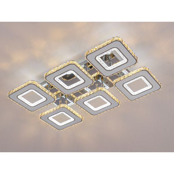 Люстра світлодіодна акрилова + нічник с пультом 3100-6100К, 300 Вт. F+LIGHT *FP-23505-6 фото