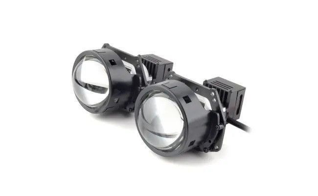 Світлодіодна LED лінза для фар AMS ULTIMATE S1 3.0 F 5500K 68W комплект 2 шт 29119 фото