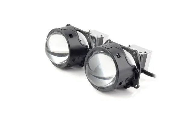 Світлодіодна LED лінза для фар AMS ULTIMATE S2 3.0 F 5500K 60W комплект 2 шт 29120 фото