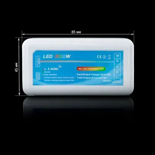 Контроллер RGBW OEM 16А 4-зона (4A&times;4), 12V, 192W, RF Б 3832 фото