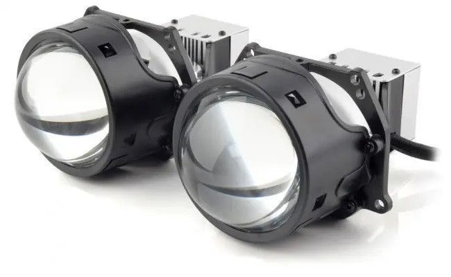 Світлодіодна LED лінза для фар AMS ULTIMATE S3 LASER 3.0 F 5500K 70W комплект 2 шт 30284 фото