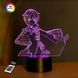 3D светильник ночник с пультом GENSHIN IMPACT "Син Цю" 3DTOYSLAMP 88747ММ фото 1