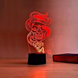 3D светильник ночник с пультом "Череп 6" 3DTOYSLAMP 7584РР фото 1