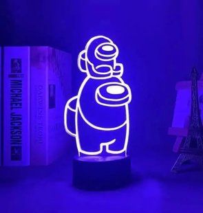 Ночник 3D светильник &laquo;Амонг Ас 2&raquo; 3D Creative 1818СА фото