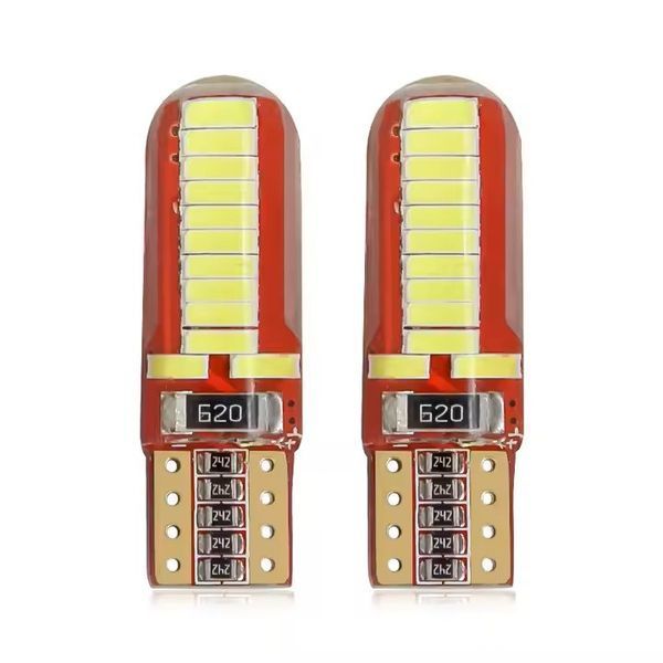 Комплект светодиодных ламп NAPO T10-4014-24smd-Silic W5W T10 цвет свечения белый 10 шт N10037W10 фото
