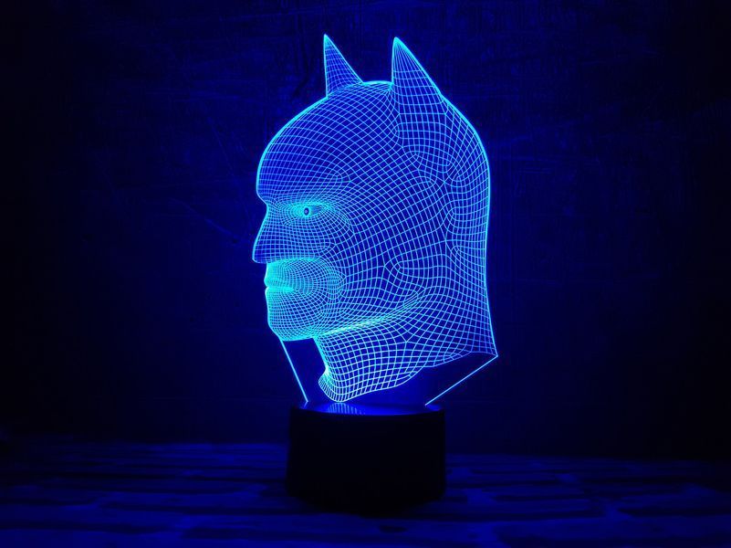 3D светильник ночник с пультом "Бэтмен 2" 3DTOYSLAMP 05-042 фото