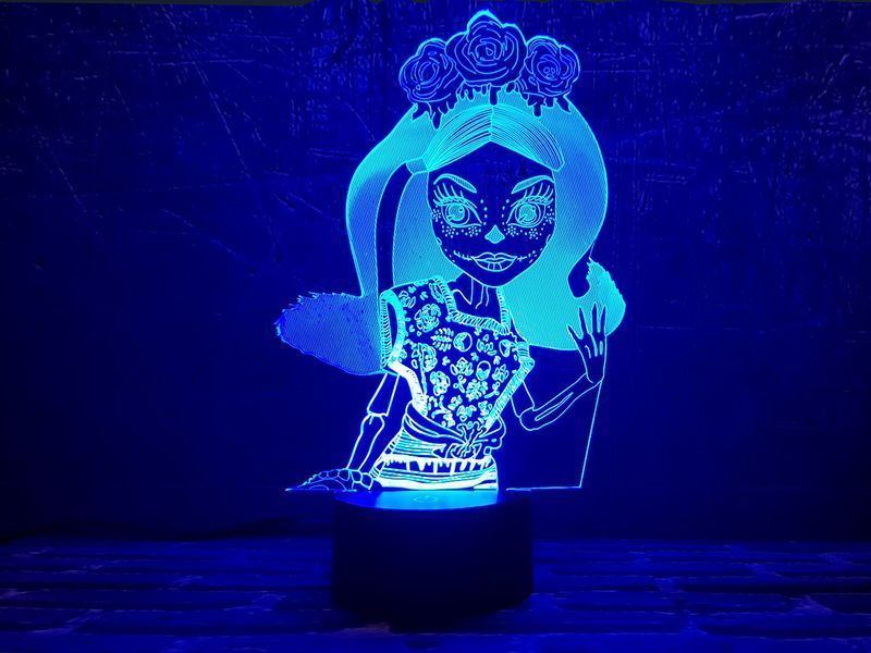 3D світильник нічник з пультом "Монстер Хай 2" 3DTOYSLAMP 04-070 фото