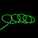 Світлодіодна стрічка NEON 12В 6x12 IP68 Зелена, PROLUM Series "FX" 120051 фото 1