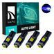 Комплект светодиодных ламп NAPO LED T5-3030-3smd T5 W1,2W 4 шт цвет свечения синий N01019B04 фото 1