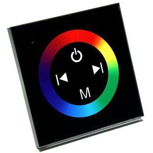 Контроллер RGB OEM 12A-Touch Black встроенный, DC 12V, 144W, сенсорный 692 фото