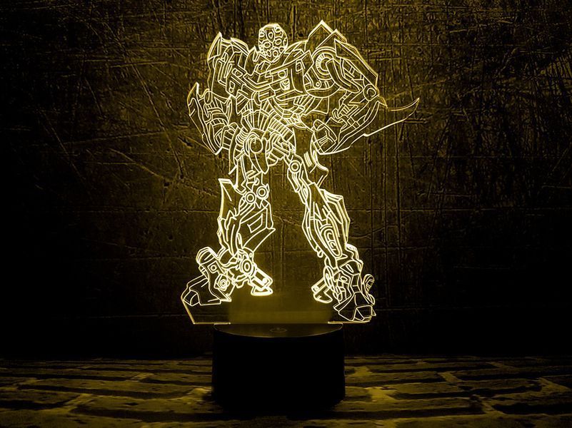3D светильник ночник"Трансформер 2" 3DTOYSLAMP 05-054 фото