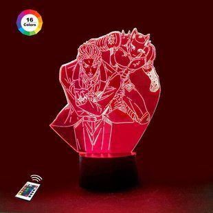 3D светильник ночник с пультом "Кира Йошикаге, Киллер Квин" 3DTOYSLAMP *861DW16776 фото