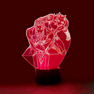 3D светильник ночник с пультом "Кира Йошикаге, Киллер Квин" 3DTOYSLAMP *861DW16776 фото