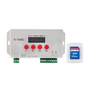 SPI контроллер PROLUM RGB K-1000S (5&ndash;24V, IP20, до 2048px, управление на корпусе, поддержка многих протоколов) 402058 фото