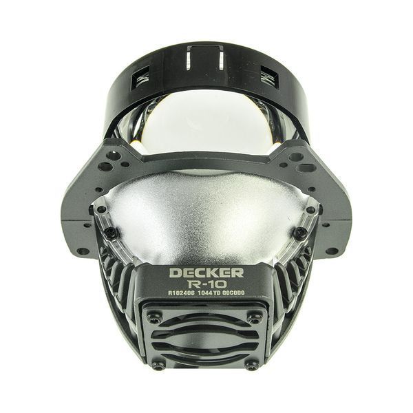 Світлодіодна лінза модуль для фар Decker LED BL 3.0" R-10 60W 5500K комплект 2 шт 103-041 фото