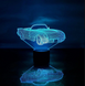 3D світильник нічник з пультом "Автомобіль кабріолет 23" 3DTOYSLAMP 08-050 фото 1