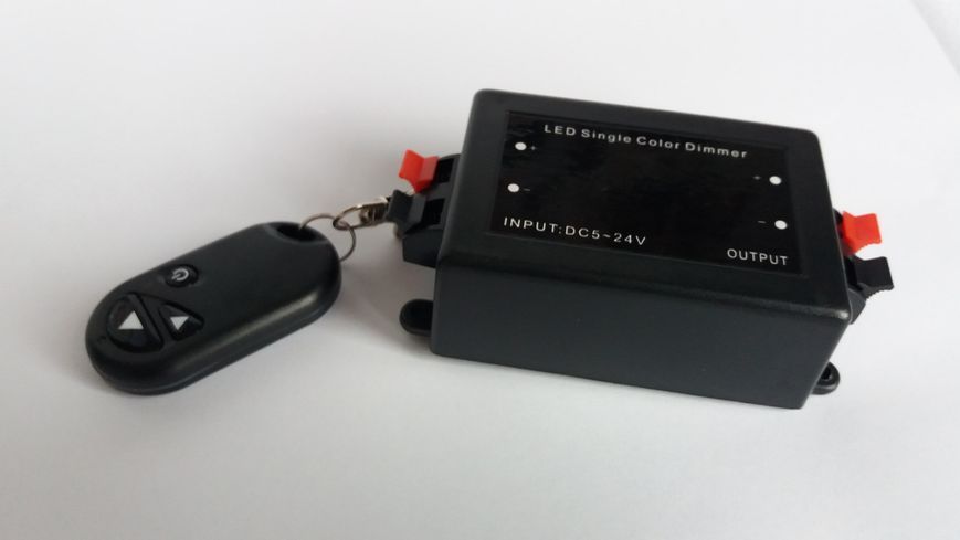 Димер OEM 8A-RF-3 (1 канал, кнопочный пульт на 3 кнопки, DC 12V, 96W, RF-управление) 618 у фото