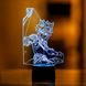 3D светильник ночник с пультом GENSHIN IMPACT "Горо" 3DTOYSLAMP 457545DFG фото 1