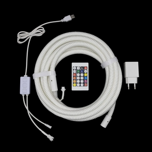 Готовий набір круглої неонової стрічки PROLUM KIT RGB Pixel D13 5V, 5м &ndash; Full Color 150008 фото