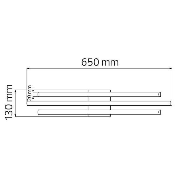 Люстра світлодіодна 30W 4000K хром. Horoz Electric "LIBERTY" х 019-054-0030-010 фото
