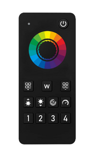 Пульт PROLUM 4-Zone RGB Wi-Fi TUYA TOUCH (HomeLink, черный, сенсорный, 120x53x20 мм, IP20, управление со смартфона) 404031 фото
