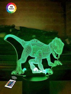 3D світильник нічник з пультом "Монолофозавр" 3DTOYSLAMP 76364КК фото