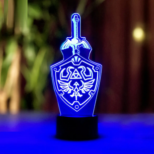 3D світильник нічник з пультом "Легенда про Зельда" 3DTOYSLAMP 41545454 фото