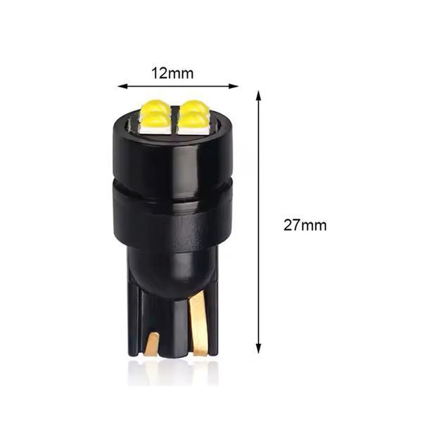 Комплект светодиодных ламп NAPO LED T10-3030-4smd W5W T10 цвет свечения белый 4 шт N01760W04 фото