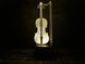 3D світильник нічник з пультом "Скрипка" 3DTOYSLAMP 11-005 фото 1