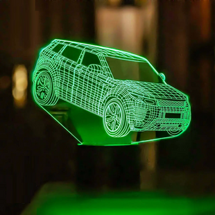 3D світильник нічник з пультом "Автомобіль 43" 3DTOYSLAMP 178457ЕН фото