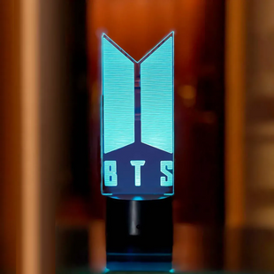 3D світильник нічник з пультом "BTS" 3DTOYSLAMP *3232КЕИТ фото