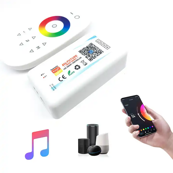 Контролер PROLUM RGB Bluetooth TUYA (HomeLink, 18A, 5&ndash;24V, IP20, керування зі смартфона, сумісність з Google Home / Home Assistant / Tuya Smart) 404037 фото