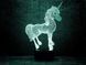 3D світильник нічник з пультом "Єдиноріг 2" 3DTOYSLAMP 02-108 фото 1