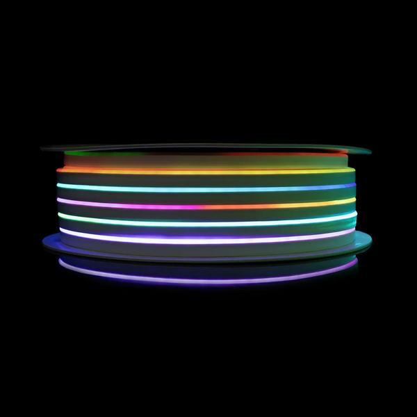 Світлодіодна стрічка NEON 12В 6x12 IP68 RGB FULL COLOR, PROLUM Series "FX" 120074 фото