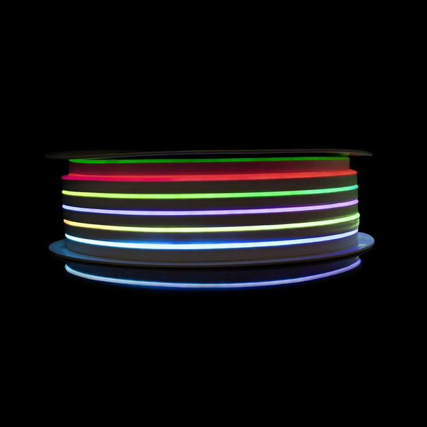 Світлодіодна стрічка NEON 12В 6x12 IP68 RGB FULL COLOR, PROLUM Series "FX" 120074 фото
