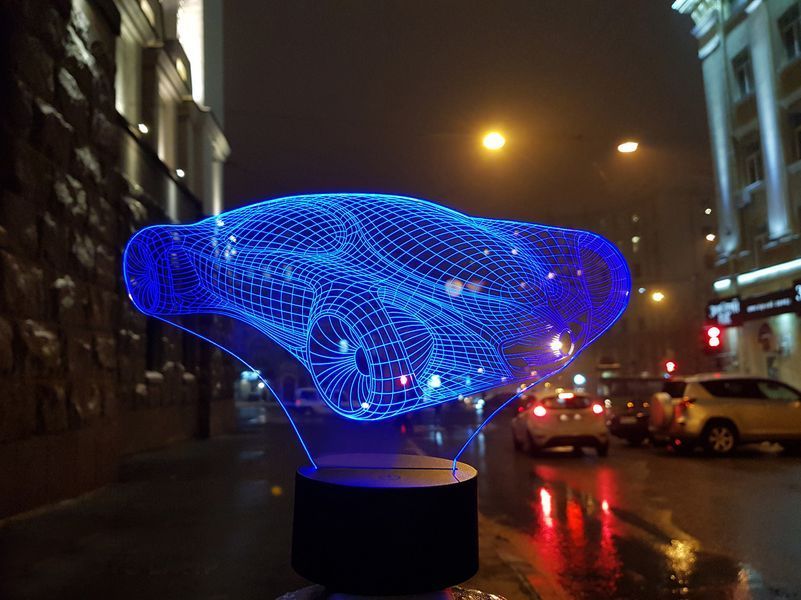3D світильник нічник з пультом "Автомобіль 7" 3DTOYSLAMP 08-017 фото