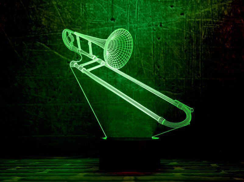 3D світильник нічник з пультом "Труба 3" 3DTOYSLAMP 11-019 фото