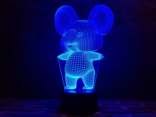 3D світильник нічник з пультом "Коала" 3DTOYSLAMP 02-031 фото