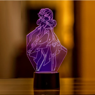 3D светильник ночник с пультом GENSHIN IMPACT "Люмин" 3DTOYSLAMP 45875ВІУ фото