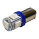 Автолампи діодна BA9S-5050-5smd, комплект 10 шт, T4W, BA9S, колір світіння синій 14118B10 фото 2