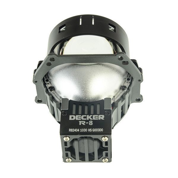 Світлодіодна лінза модуль для фар Decker LED BL 3.0" R-8 65W 5500K комплект 2 шт 102-993 фото